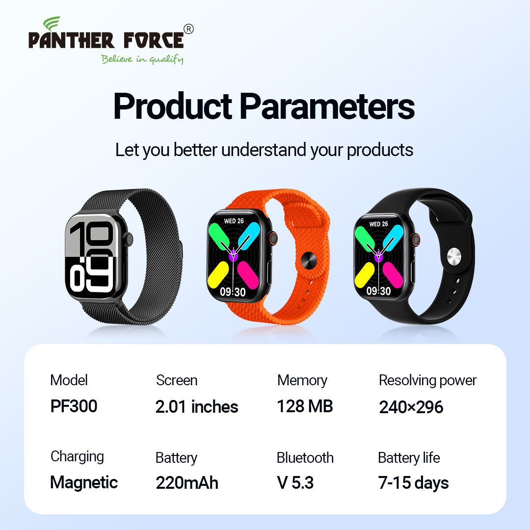 The PANTHERFORCE Smart Watch (PF300) The PANTHERFORCE Smart Watch (PF300)